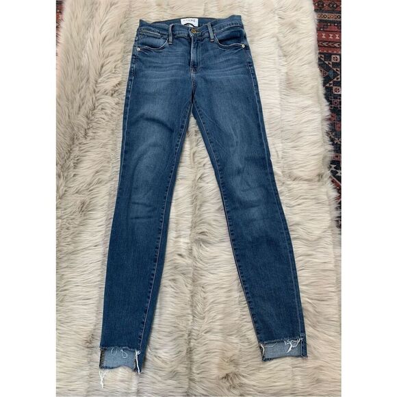 Frame denim Le High Skinny jeans 25 - Picture 1 of 8
